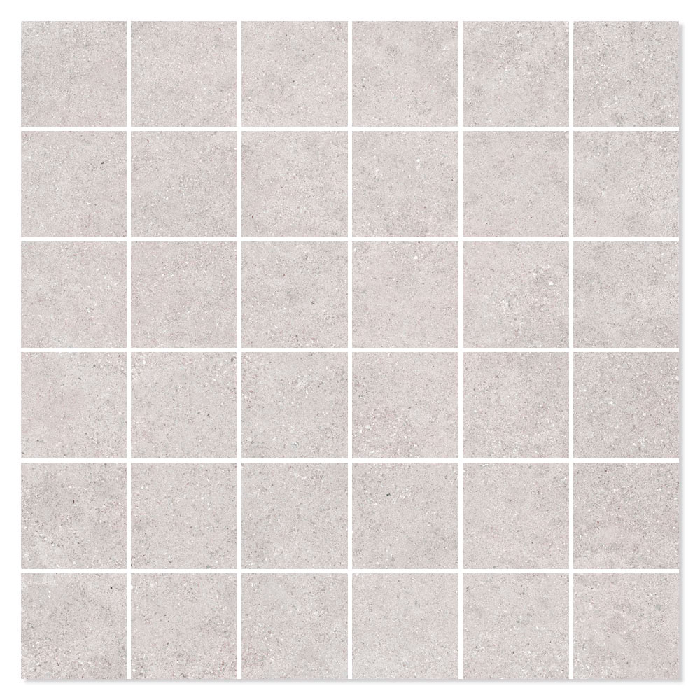 Mosaikkflis Casemolino Lys Grå Matt 30x30 (5x5) cm